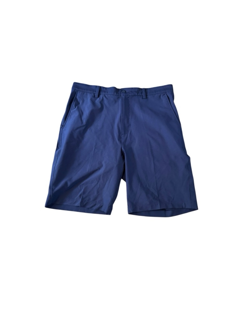Footjoy Shorts Men's 36 Blue Golf Performance Chino Flat Front Stretch Casual